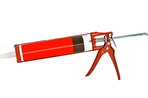 Red fireproof caulk