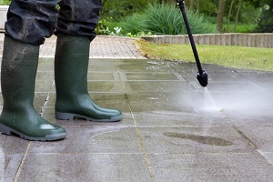 outdoor floor cleaning with high pressure water jet for Commercial Pressure Washing Services