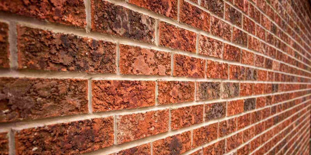red bricked wall with leading lines